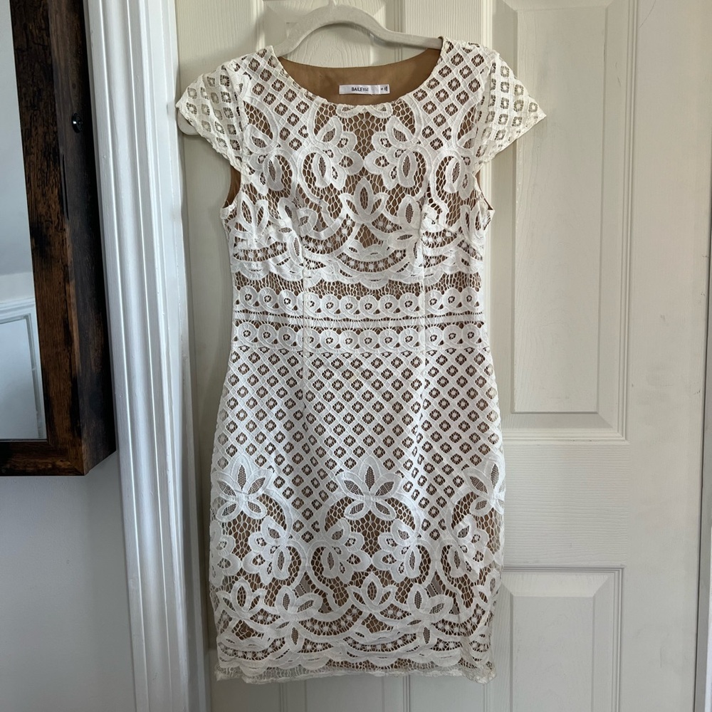 Adorable full lace white dress